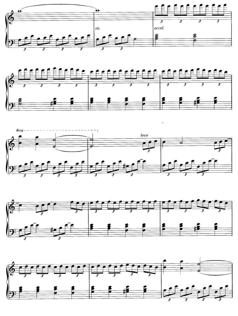 The Firedance钢琴曲谱（图8）
