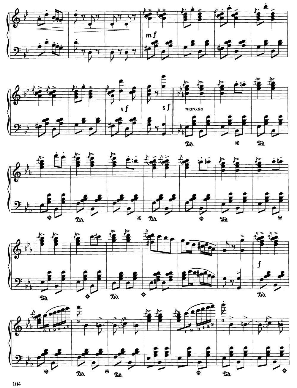 中国小夜曲钢琴曲谱（图2）