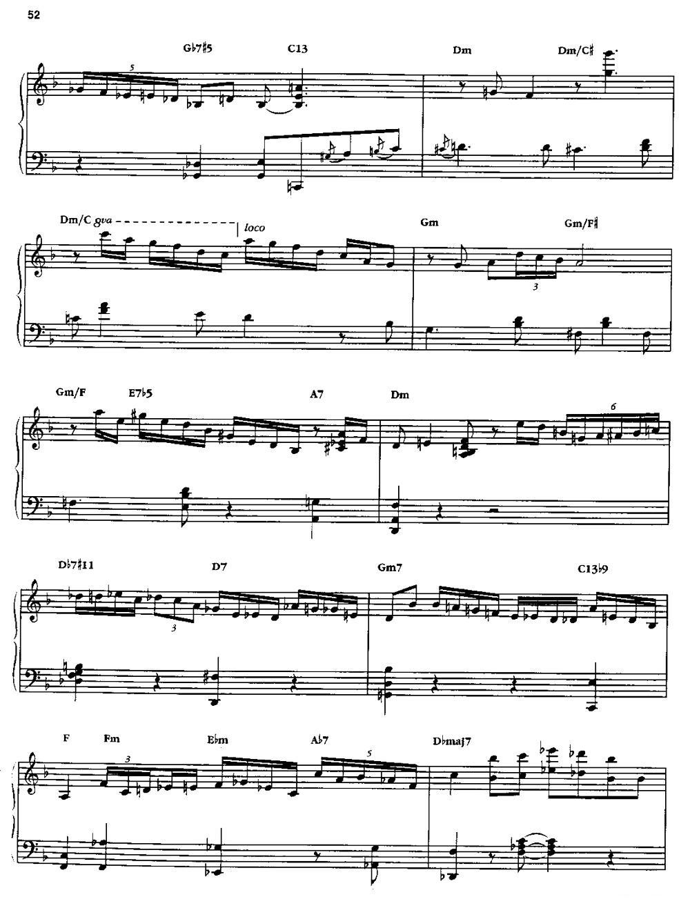 IN A SENTIMENTAL MOOD钢琴曲谱（图6）