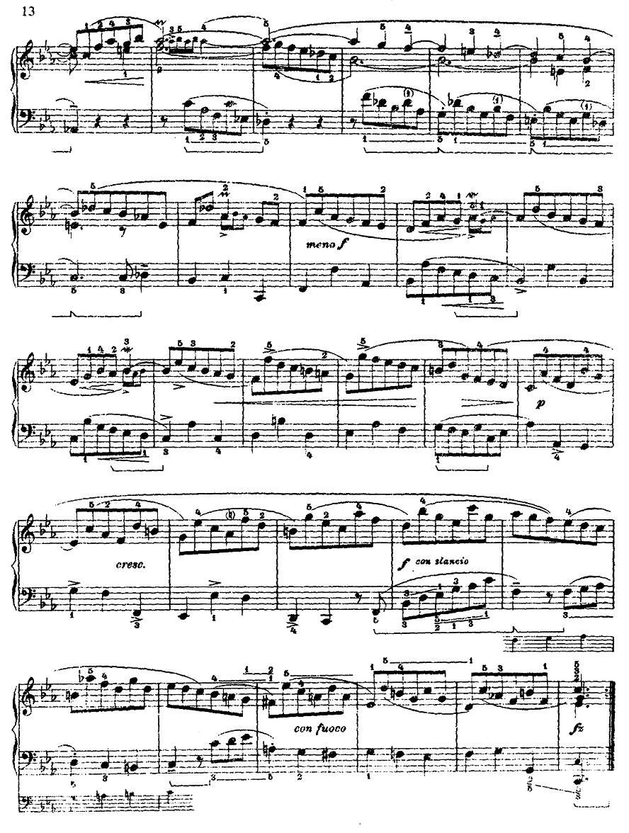 第二组曲：c小调·库朗特钢琴曲谱（图2）