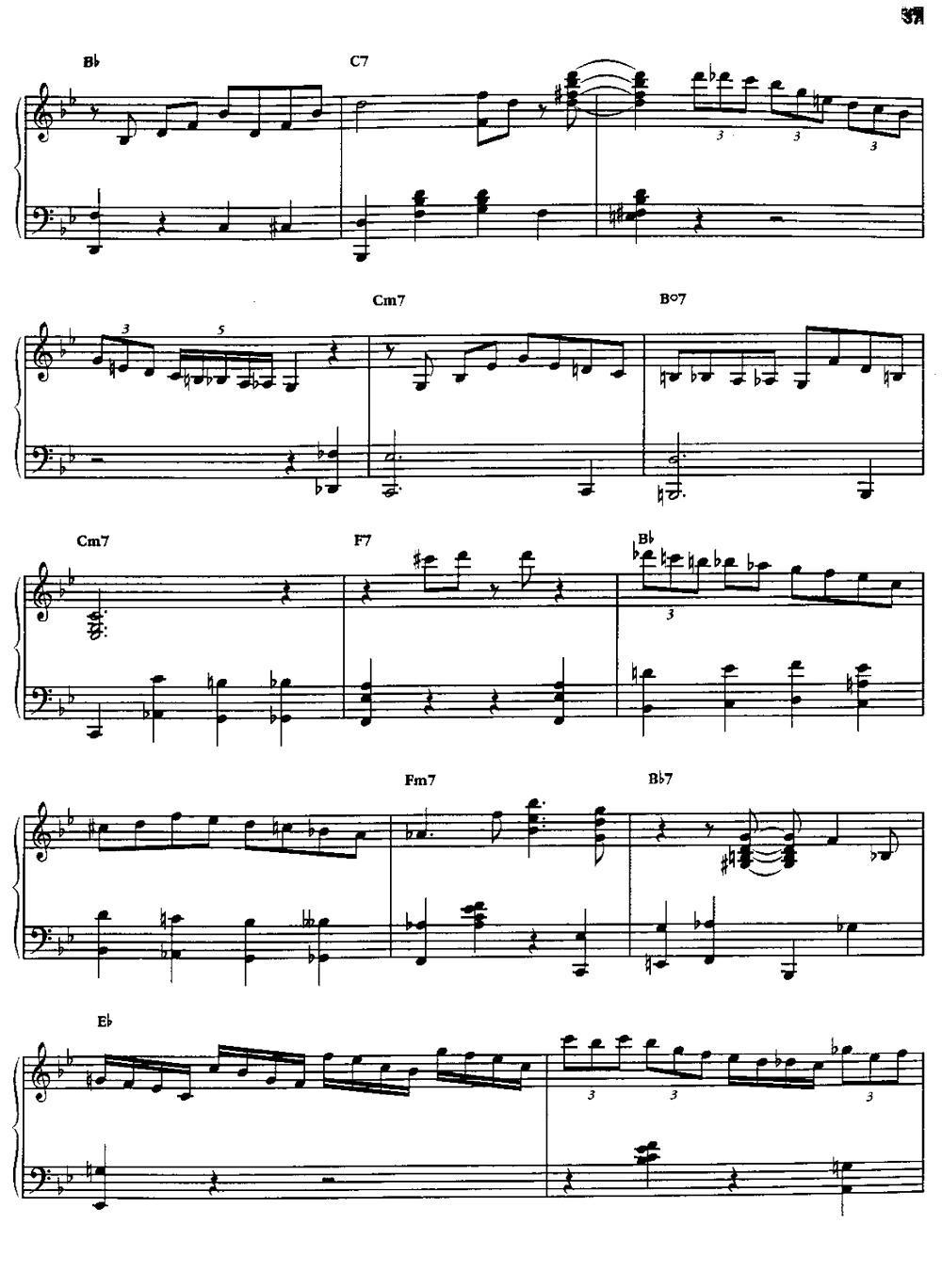 CHEROKEE钢琴曲谱（图5）