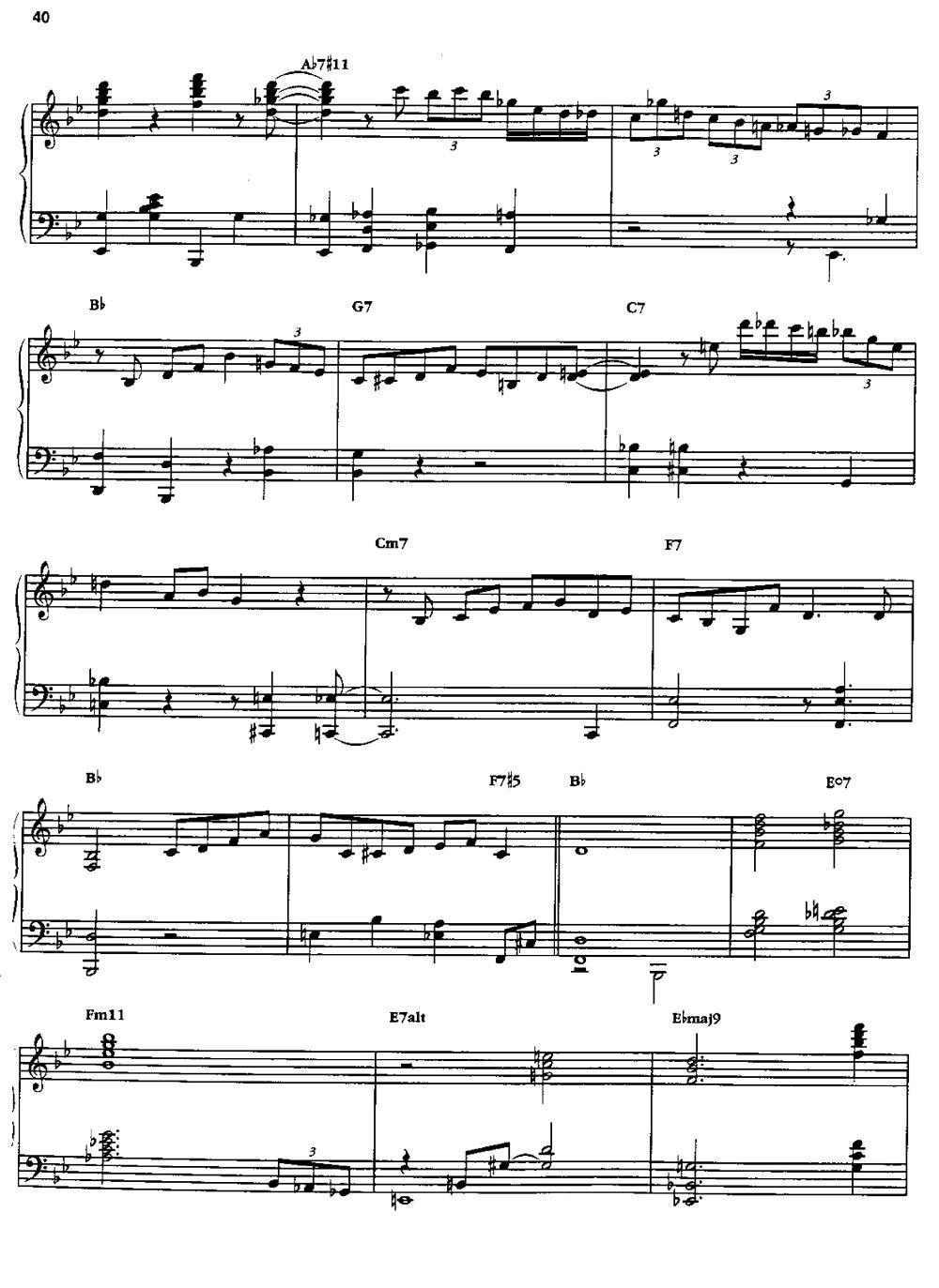 CHEROKEE钢琴曲谱（图8）