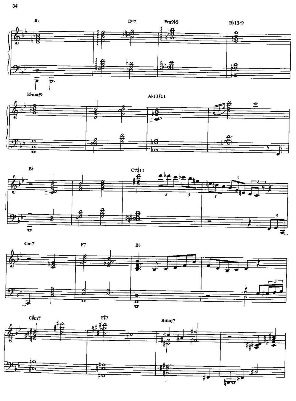 CHEROKEE钢琴曲谱（图2）