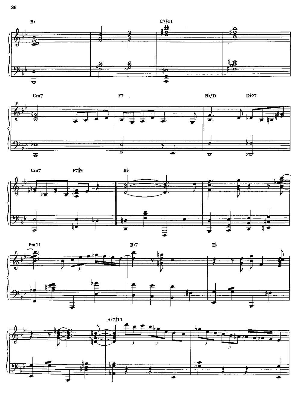 CHEROKEE钢琴曲谱（图4）
