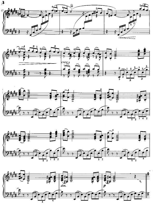 三驾马车之旅（选自《四季》）钢琴曲谱（图2）