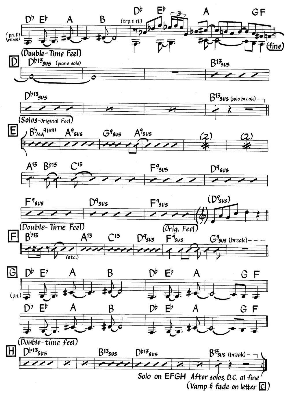 La Vida Feliz（爵士钢琴曲）钢琴曲谱（图2）