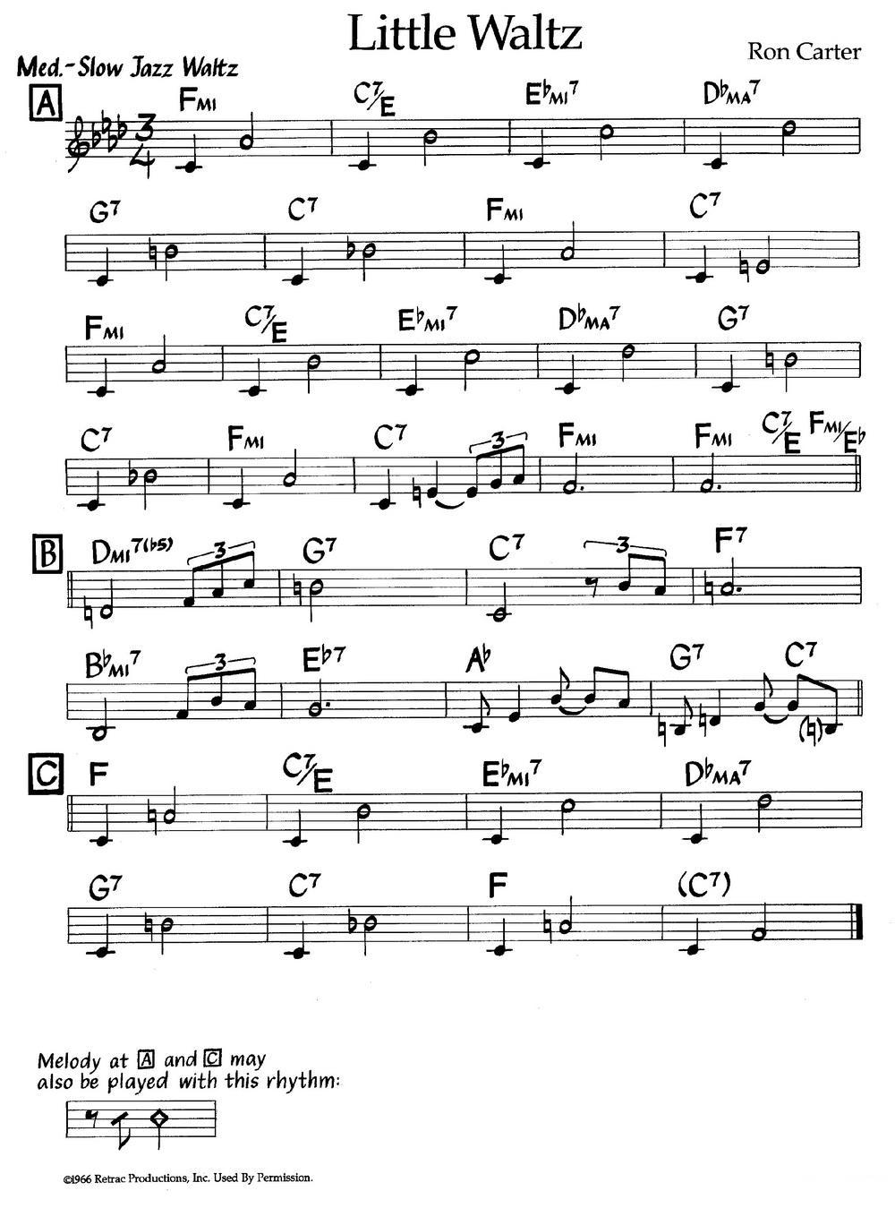Little Waltz（爵士钢琴曲）钢琴曲谱（图1）