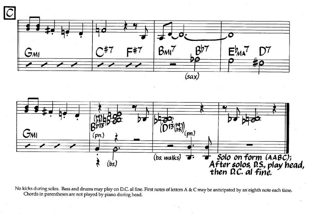 Off Minor（爵士钢琴曲）钢琴曲谱（图2）