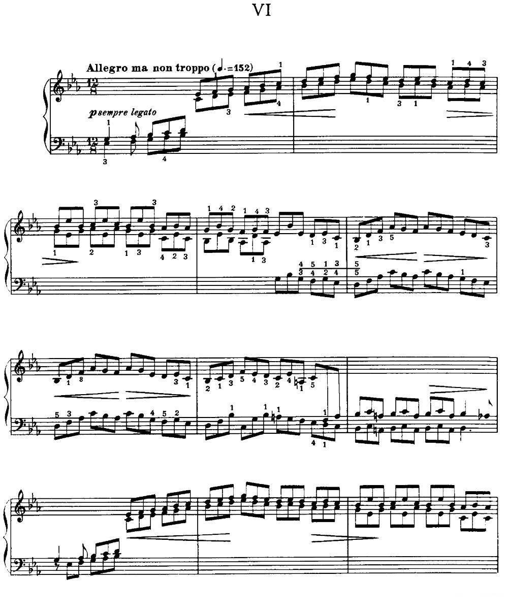20 Petites Etudes, Op.91（20首小型练习曲）（6）钢琴曲谱（图1）