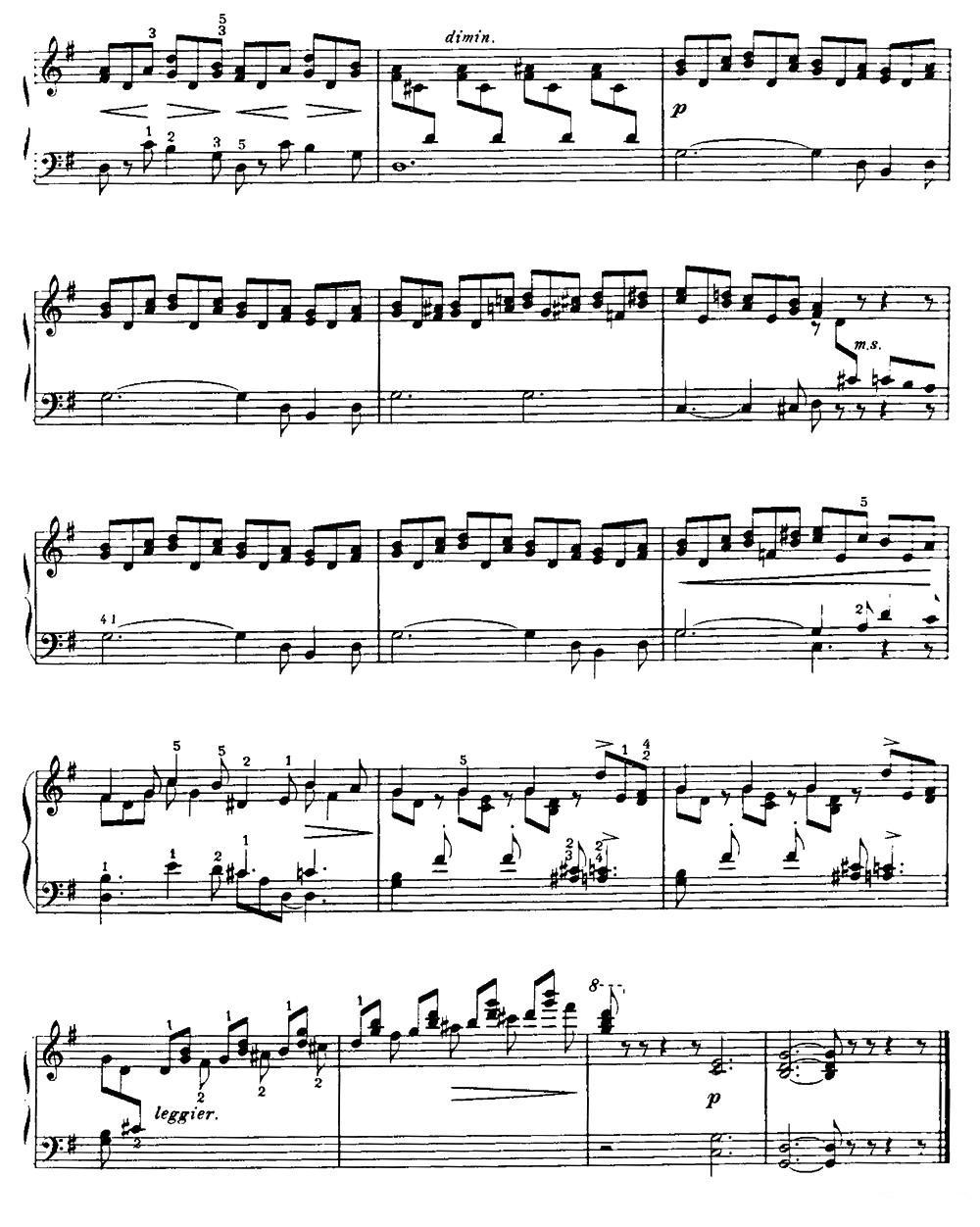 20 Petites Etudes, Op.91（20首小型练习曲）（9）钢琴曲谱（图2）