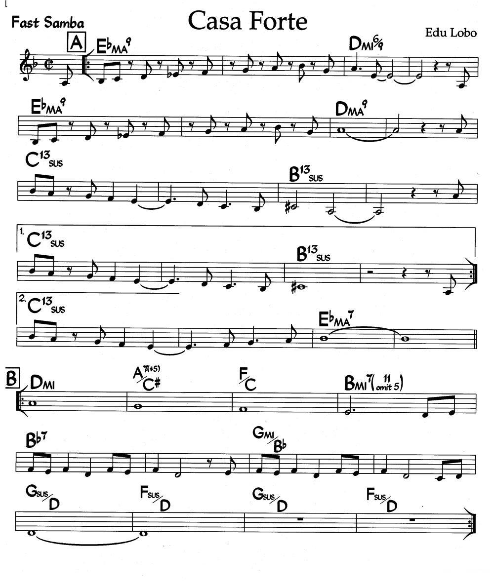 Casa Forte（爵士钢琴曲）钢琴曲谱（图1）