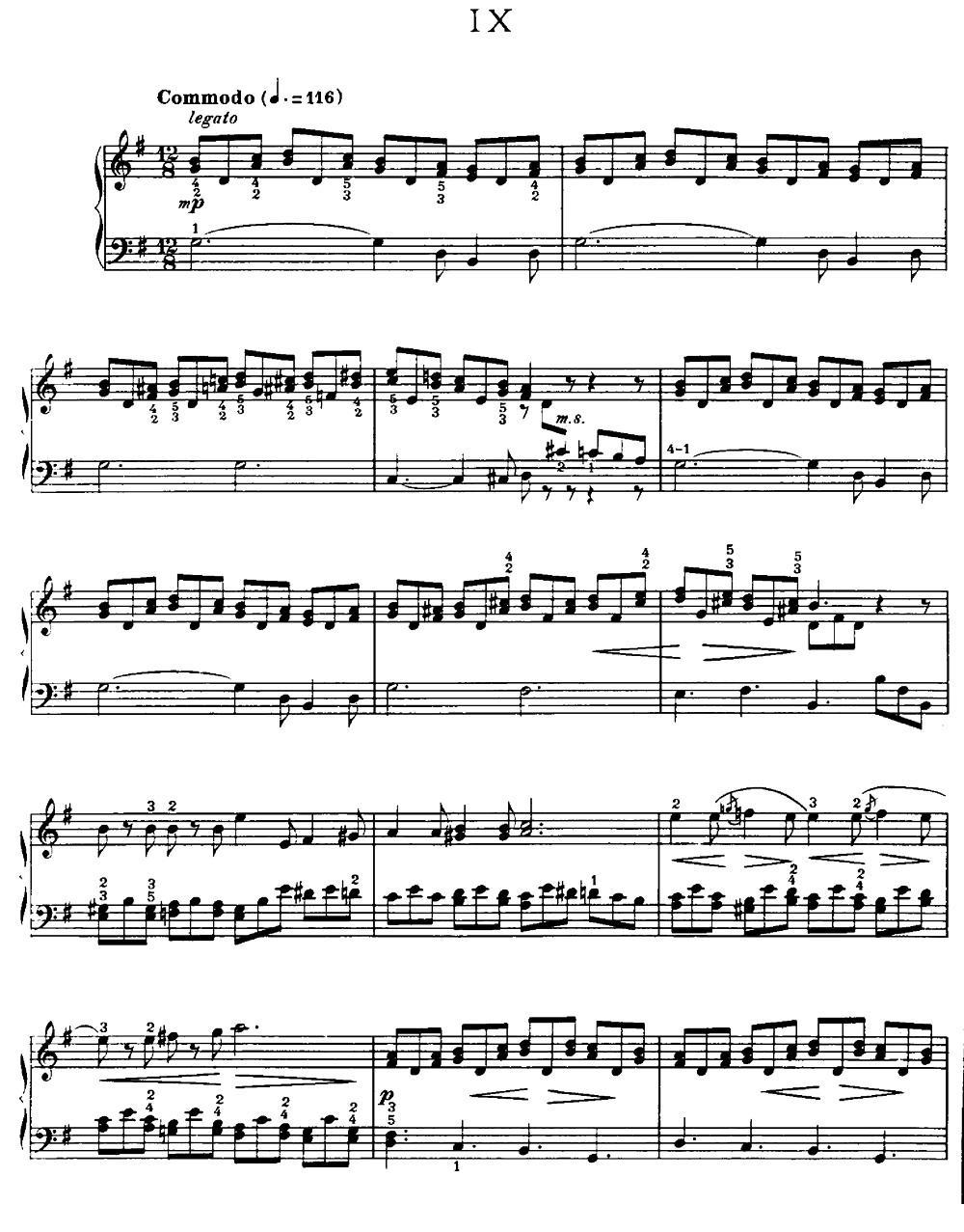 20 Petites Etudes, Op.91（20首小型练习曲）（9）钢琴曲谱（图1）