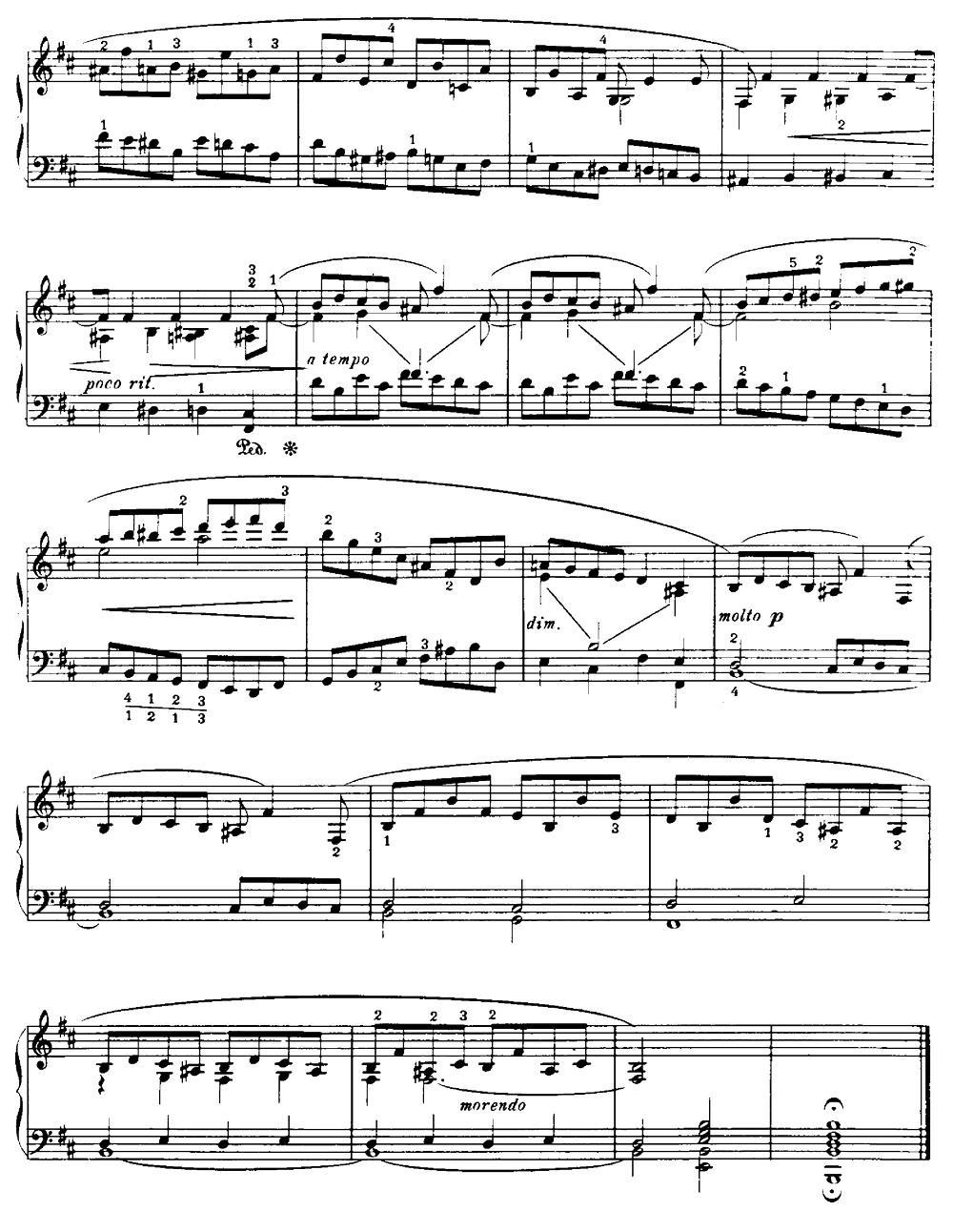 20 Petites Etudes, Op.91（20首小型练习曲）（8）钢琴曲谱（图2）