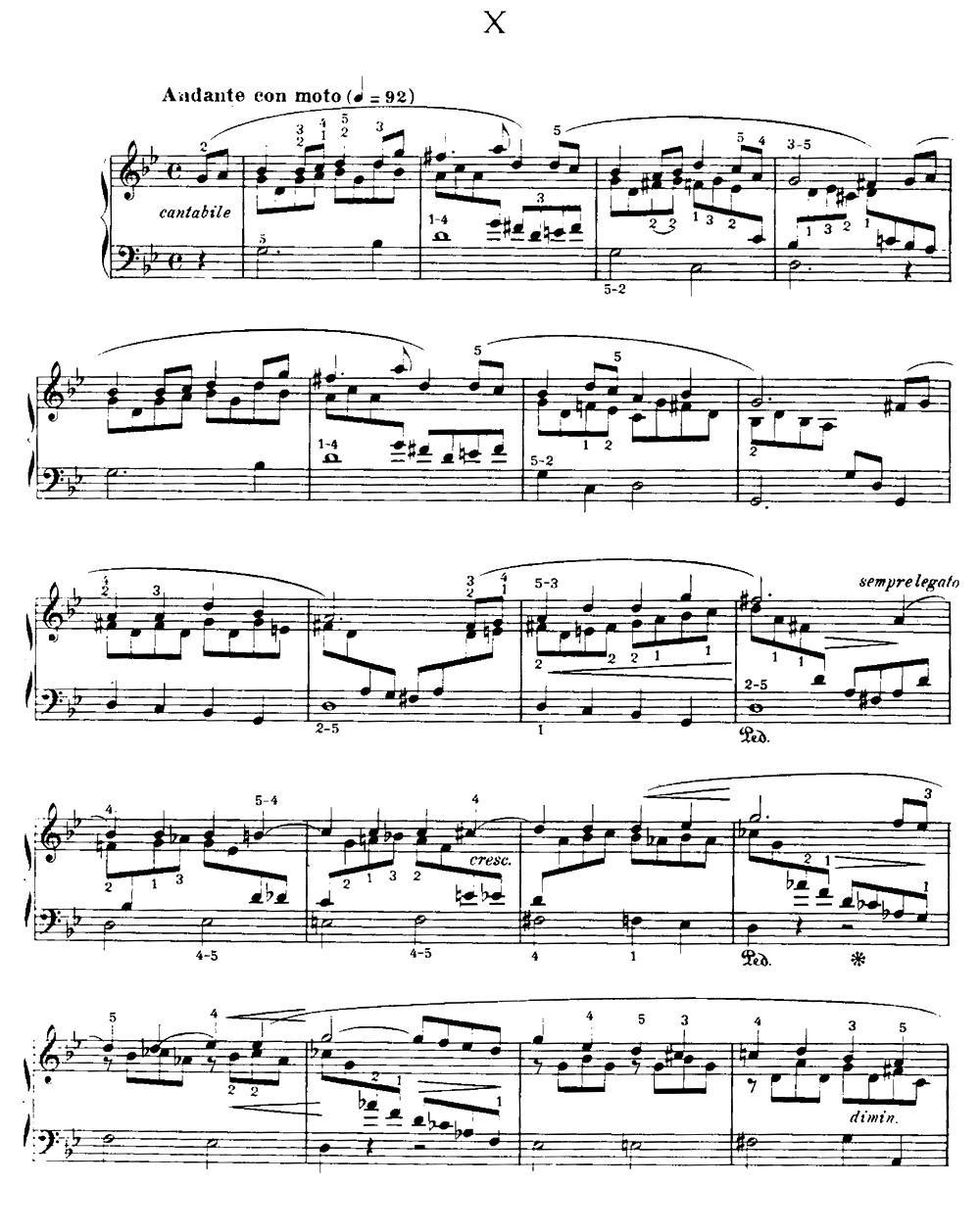 20 Petites Etudes, Op.91（20首小型练习曲）（10）钢琴曲谱（图1）