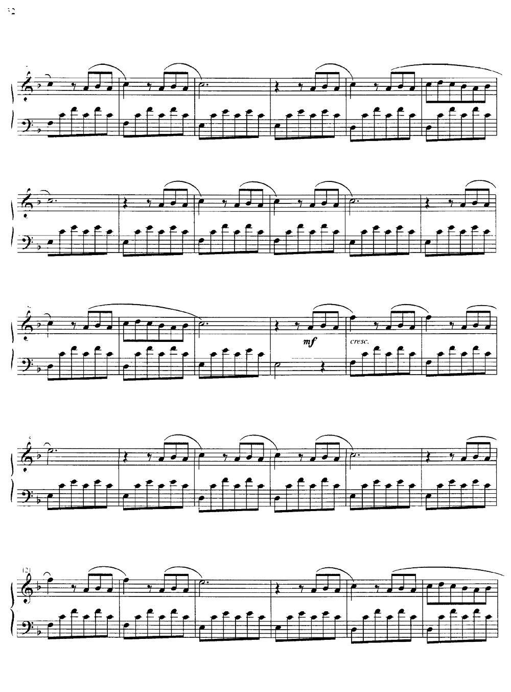 Melodia africana 3钢琴曲谱（图4）