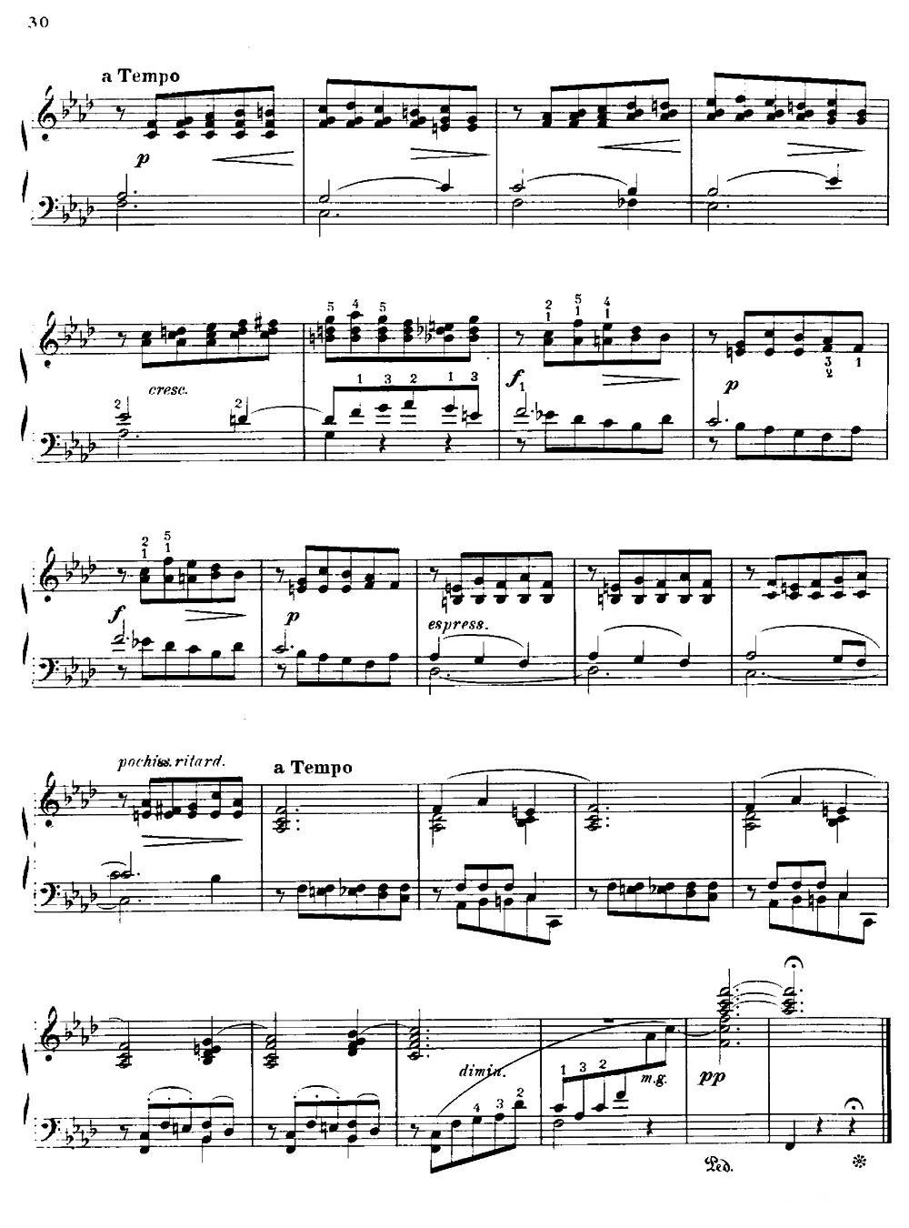 20 Petites Etudes, Op.91（20首小型练习曲）（13）钢琴曲谱（图3）