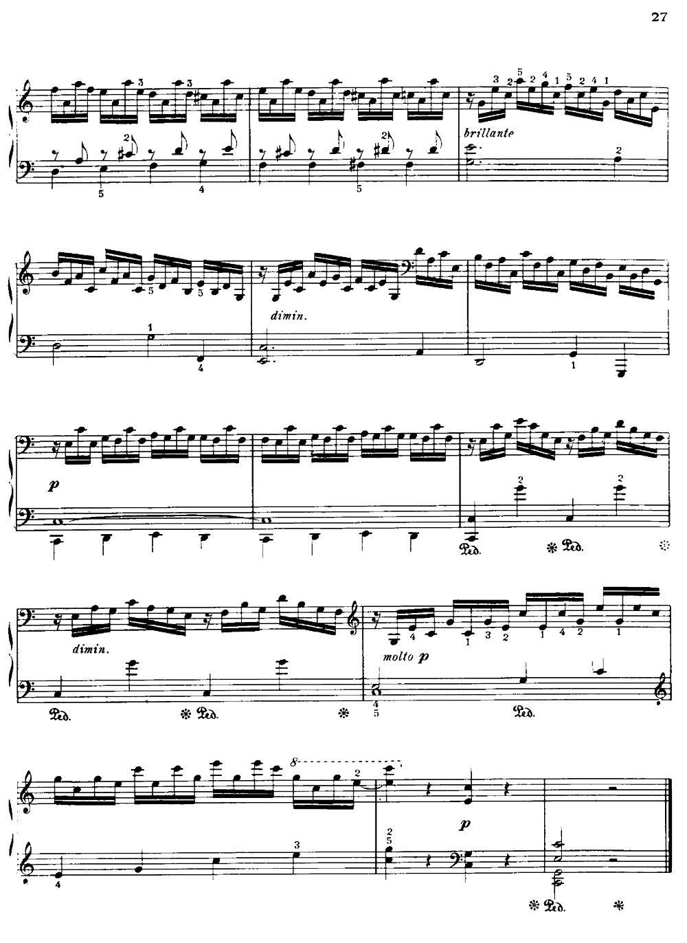 20 Petites Etudes, Op.91（20首小型练习曲）（12）钢琴曲谱（图3）