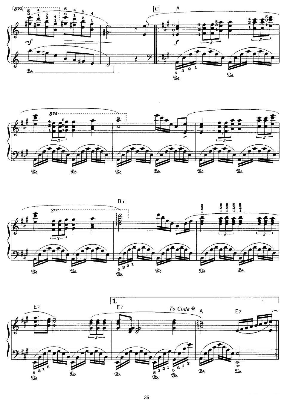 Concerto Des Etoiles（星空协奏曲）钢琴曲谱（图3）