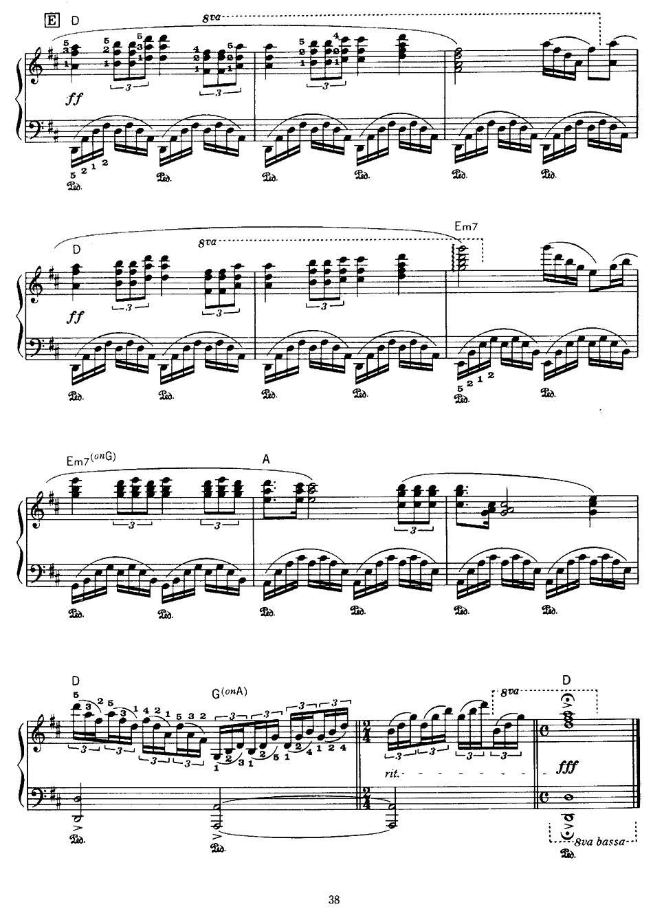 Concerto Des Etoiles（星空协奏曲）钢琴曲谱（图5）