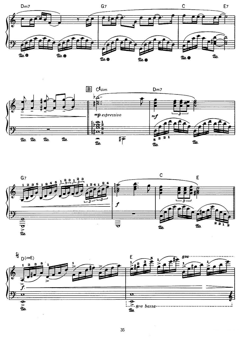 Concerto Des Etoiles（星空协奏曲）钢琴曲谱（图2）