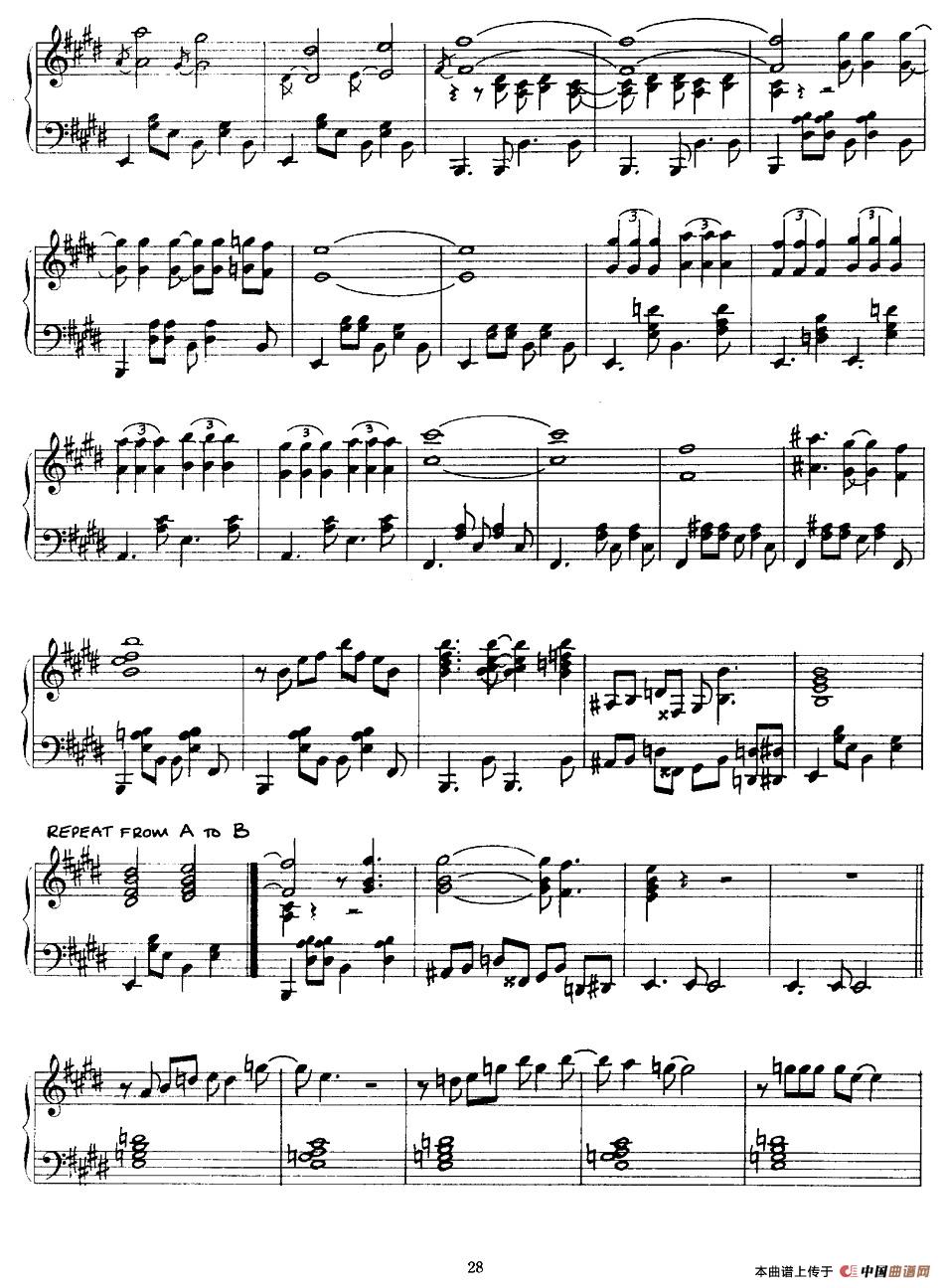  Bye Bye Tristesse（告别悲伤）钢琴曲谱（图2）