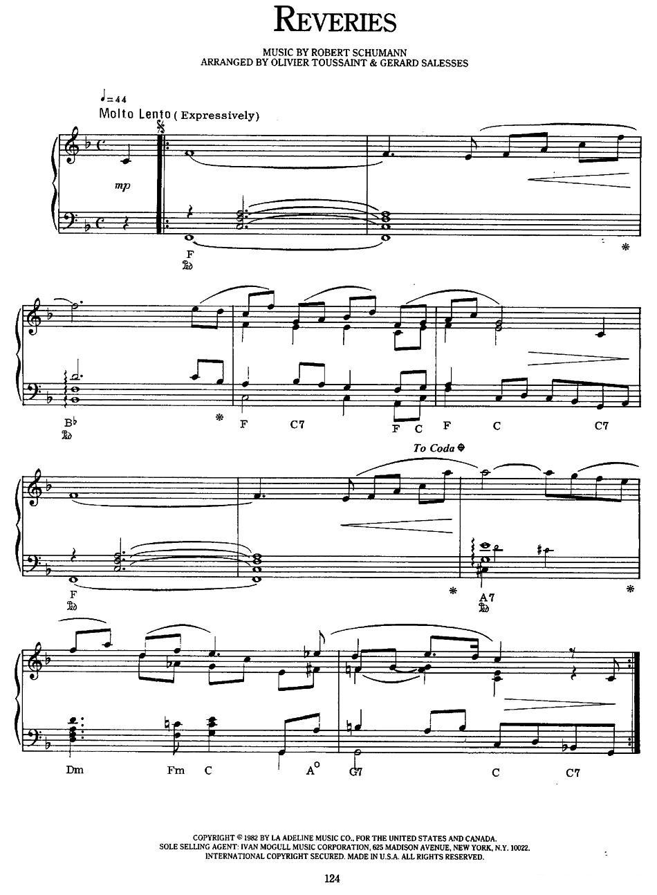 Reveries钢琴曲谱（图1）