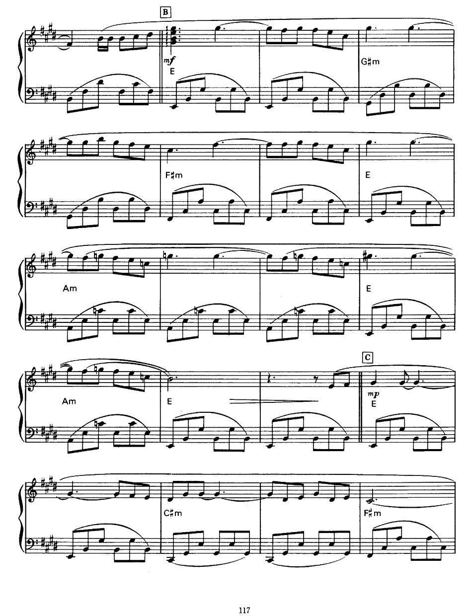 Murmures（梦中的鸟）钢琴曲谱（图2）