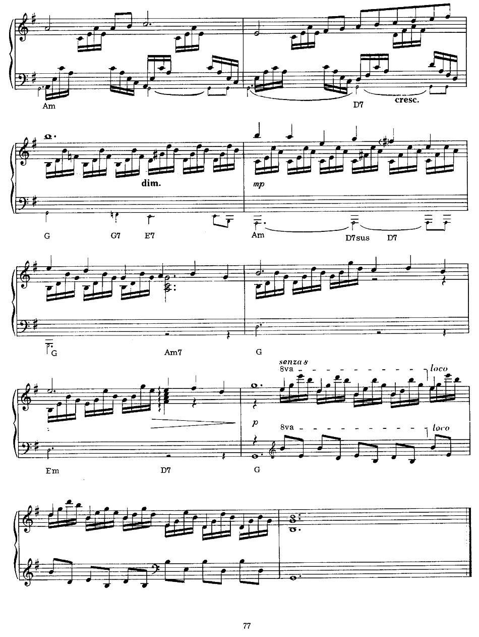 Le Cygne钢琴曲谱（图3）