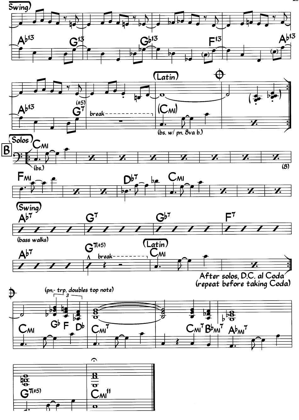 Nutville（爵士钢琴曲）钢琴曲谱（图2）