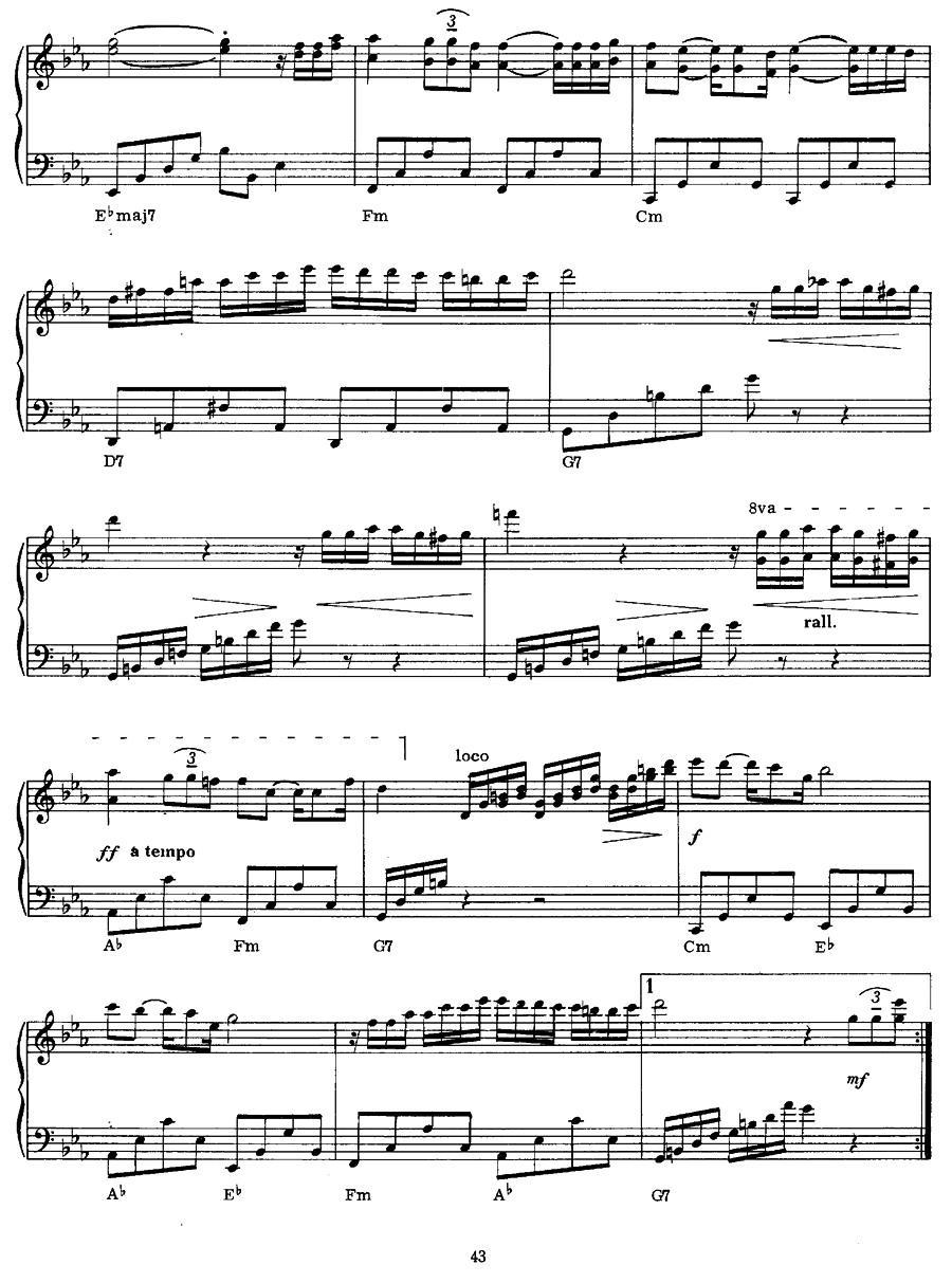 Couleur Tendresse（万种柔情）钢琴曲谱（图2）