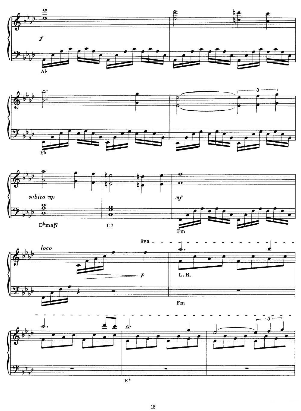 Greensleeves（绿袖子）钢琴曲谱（图8）