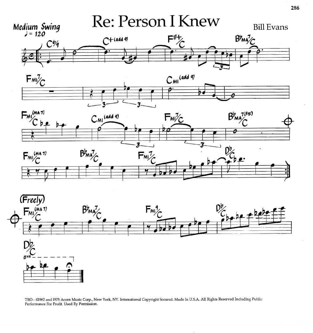 Re:Person I Knew（爵士钢琴曲）钢琴曲谱（图1）