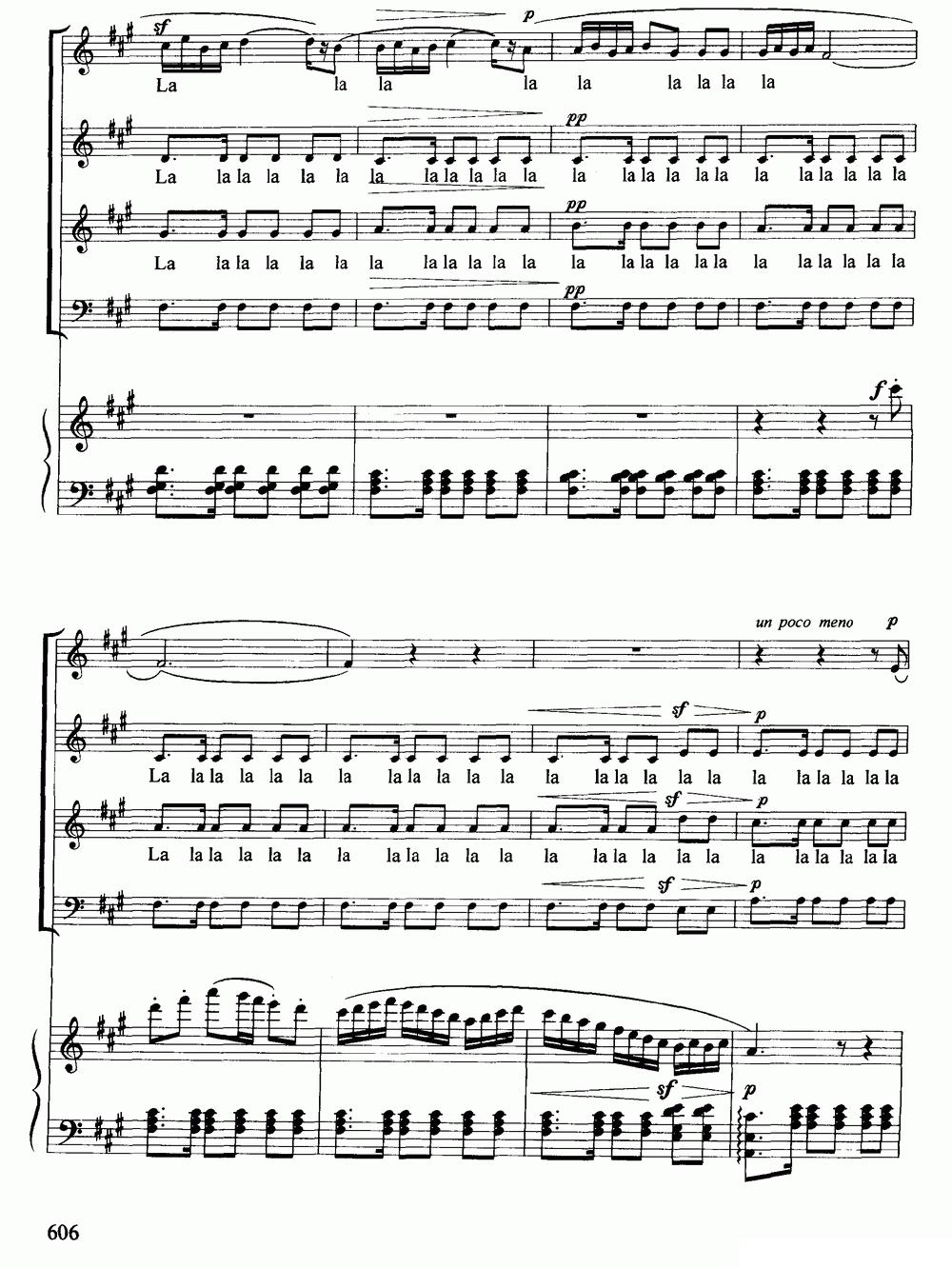 波西米亚人之舞（选自歌剧《卡门》）（混声合唱、正谱）钢琴曲谱（图3）