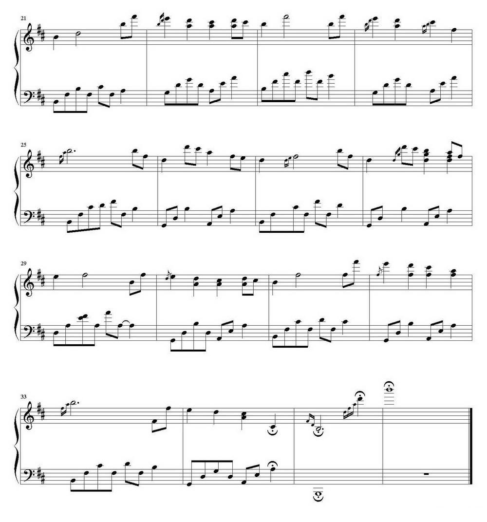 夜的钢琴曲三十一钢琴曲谱（图2）