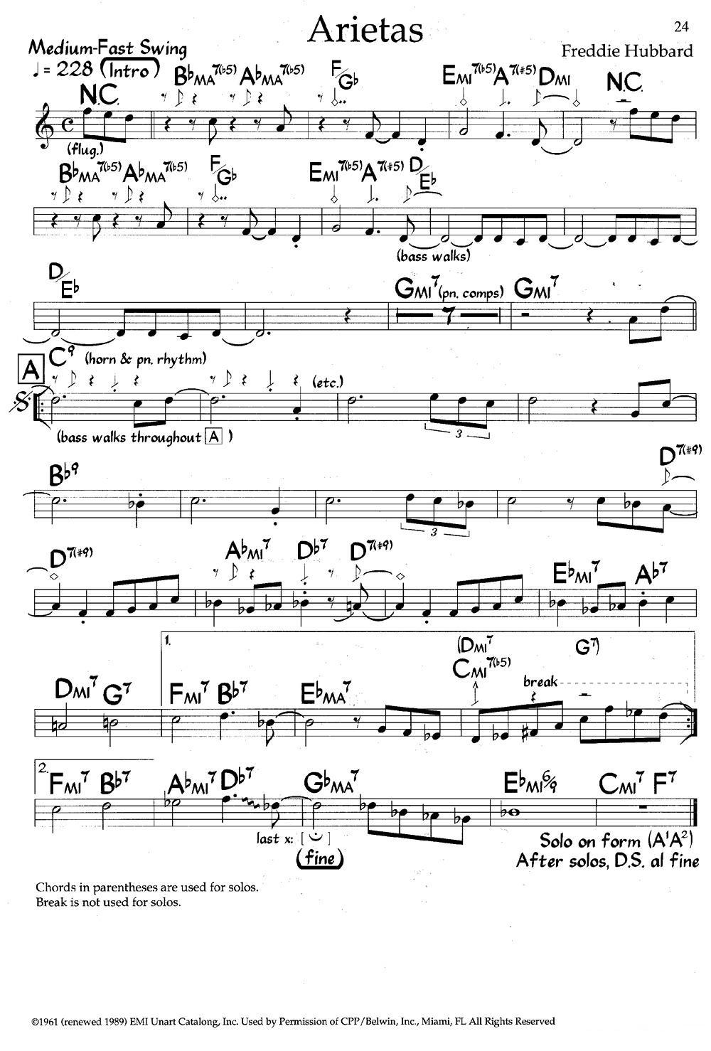 Arietas（爵士钢琴曲）钢琴曲谱（图1）