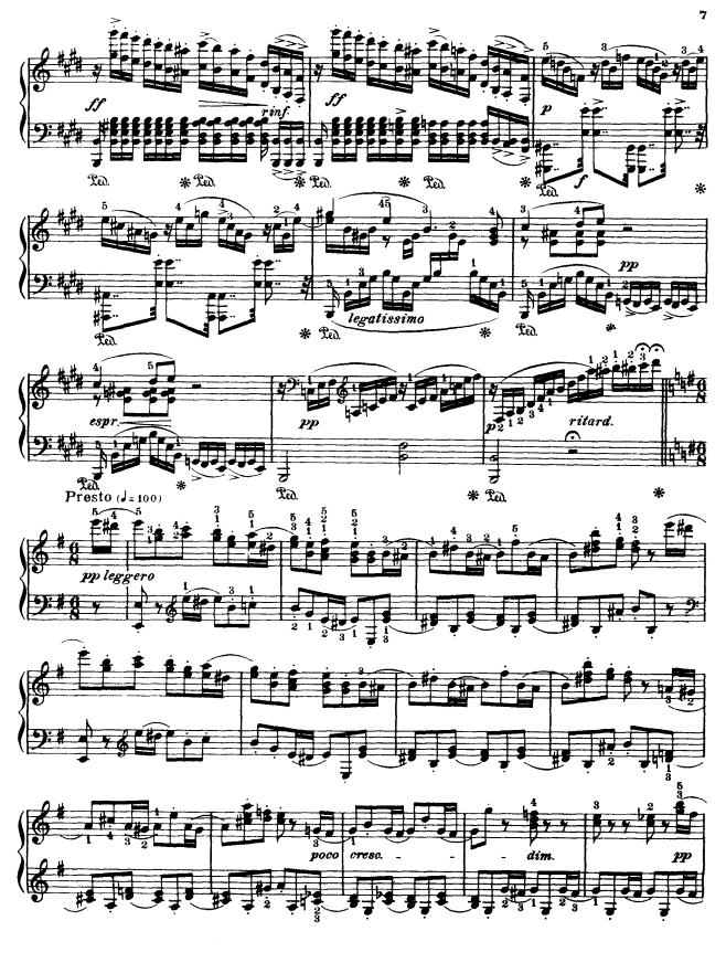 Rondo capriccioso钢琴曲谱（图2）