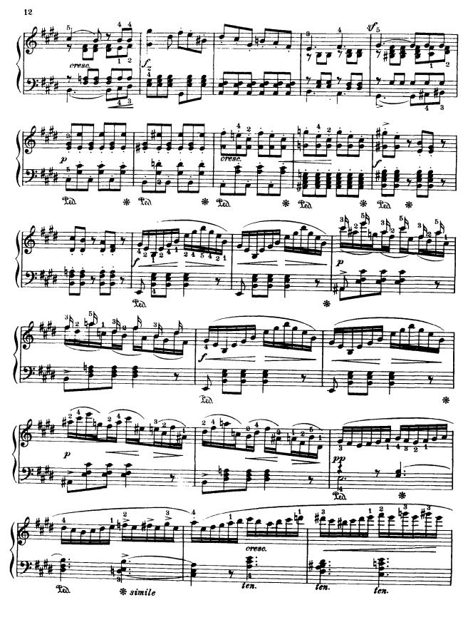 Rondo capriccioso钢琴曲谱（图7）