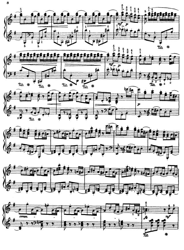 Rondo capriccioso钢琴曲谱（图3）