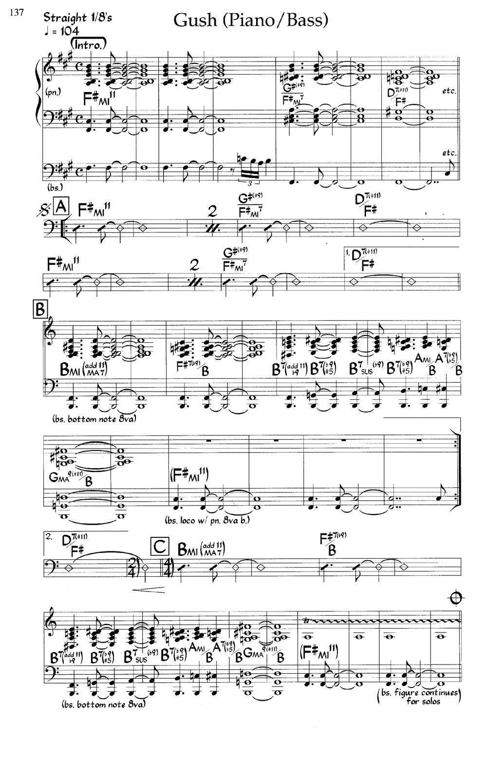 Gush（爵士钢琴曲）钢琴曲谱（图3）