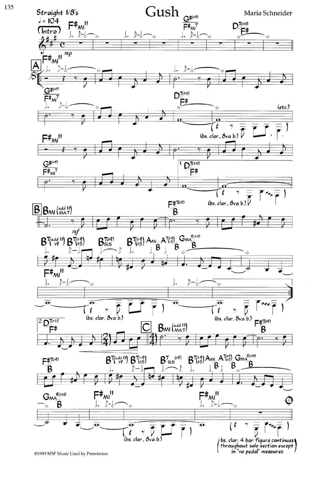 Gush（爵士钢琴曲）钢琴曲谱（图1）