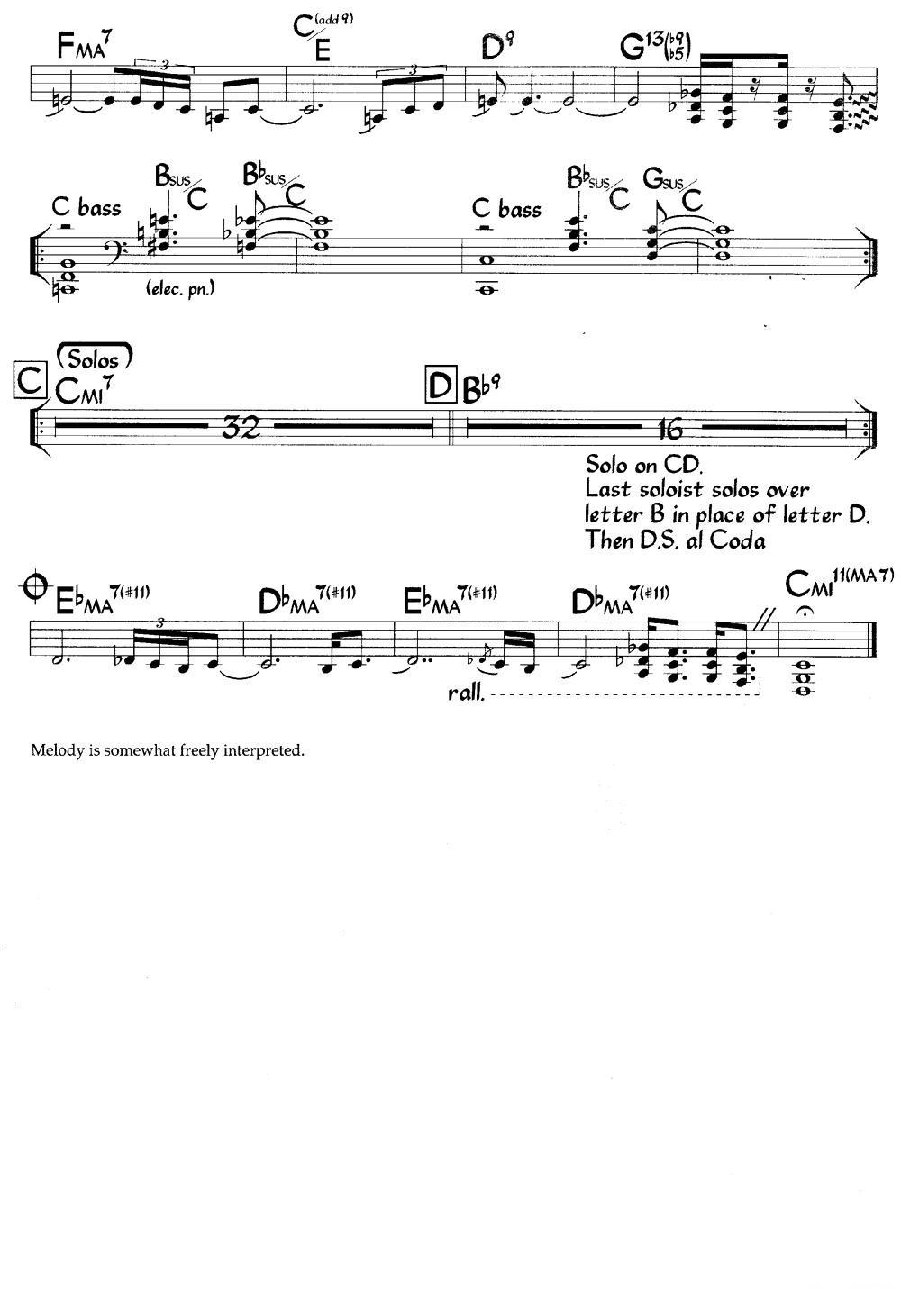 Last Nite（爵士钢琴曲）钢琴曲谱（图2）