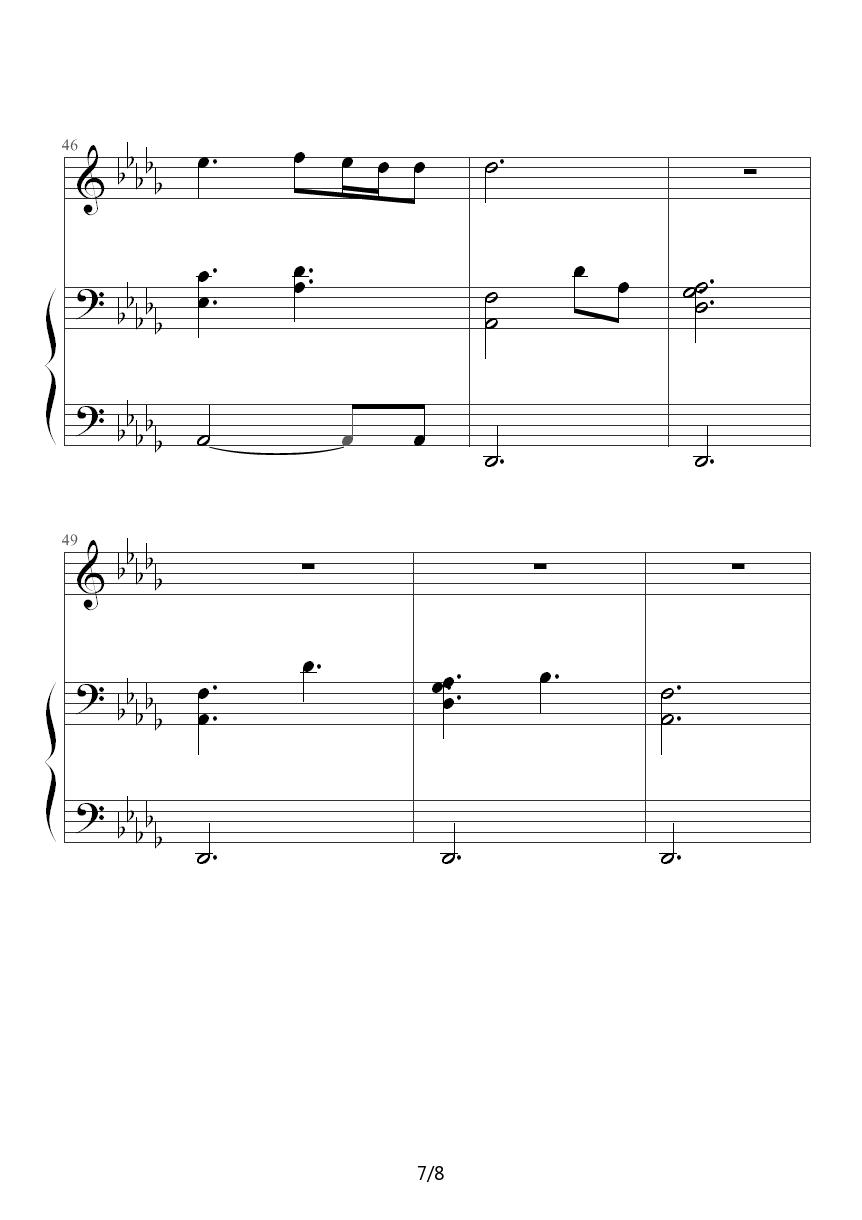 Angel（《北京遇上西雅图》《天使之城》主题曲）钢琴曲谱（图7）