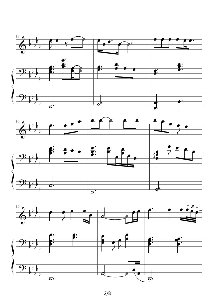 Angel（《北京遇上西雅图》《天使之城》主题曲）钢琴曲谱（图2）