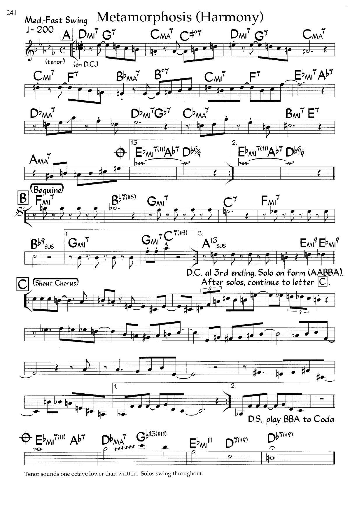 Metamorphosis（爵士钢琴曲）钢琴曲谱（图3）