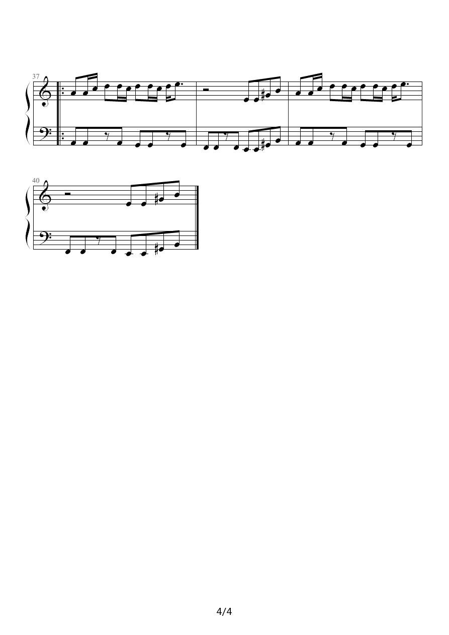 I sill love you钢琴曲谱（图4）