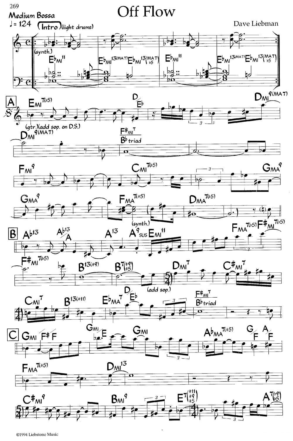 Off Flow（爵士钢琴曲）钢琴曲谱（图1）