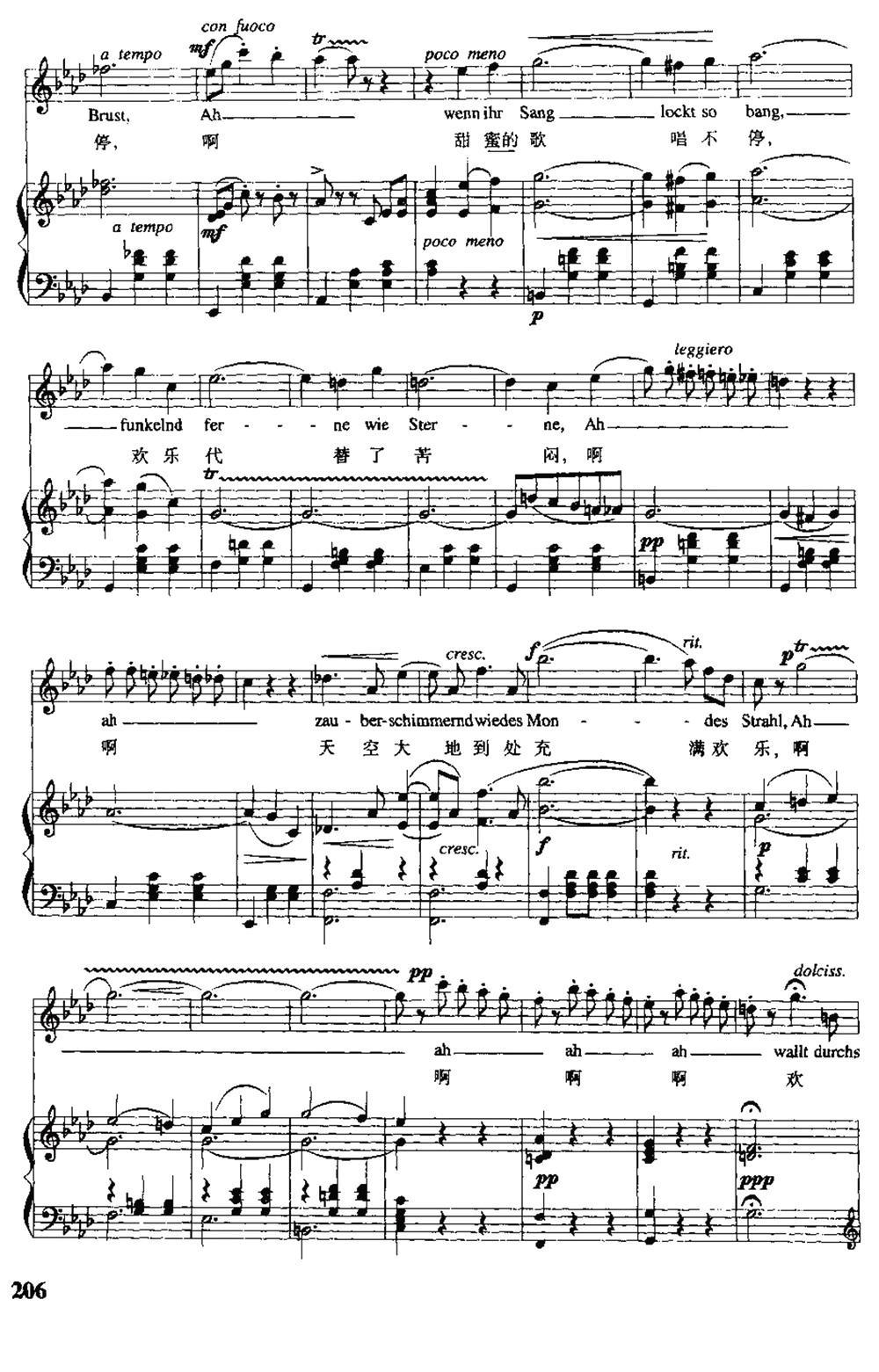 [奥]春之声圆舞曲（中外文对照、正谱）钢琴曲谱（图11）