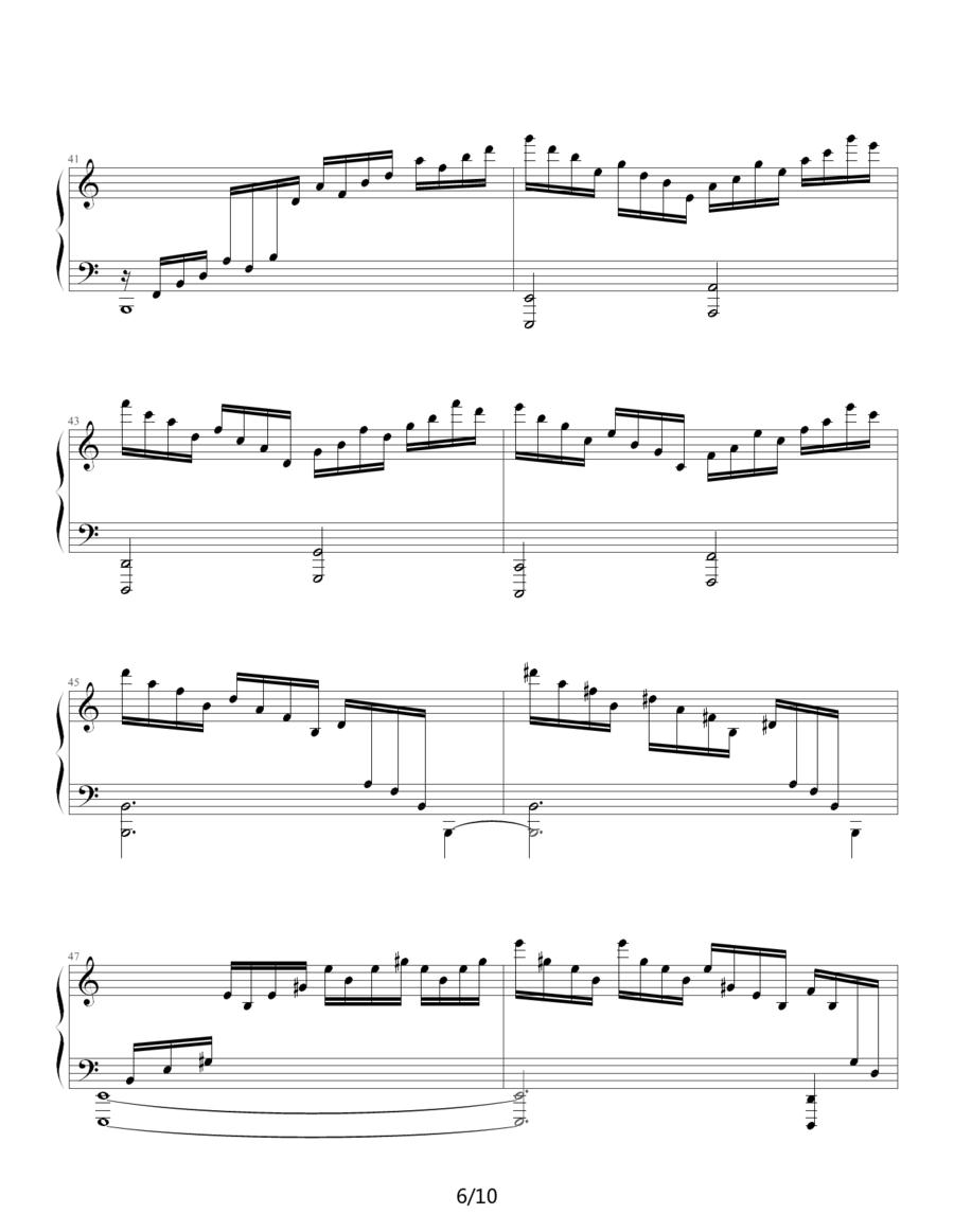 练习曲 Op.10 No.1（ 逃亡圣咏曲）钢琴曲谱（图6）