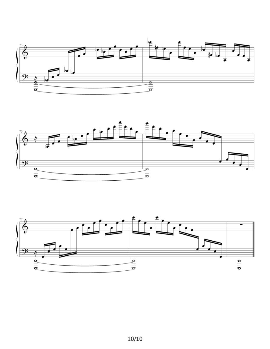 练习曲 Op.10 No.1（ 逃亡圣咏曲）钢琴曲谱（图10）