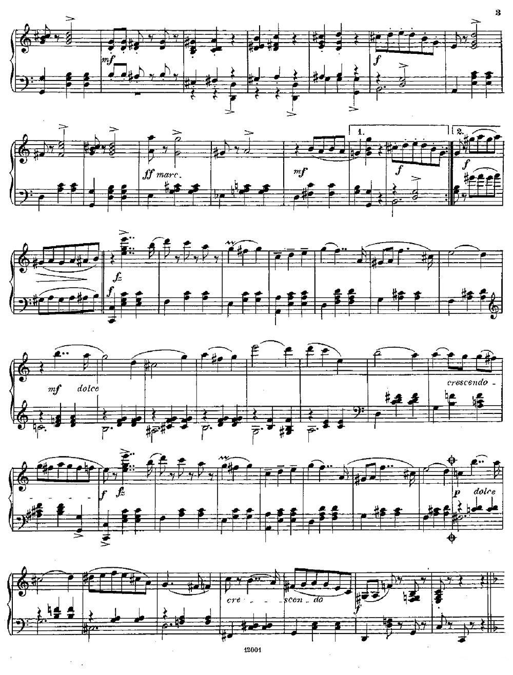 S?lv myrter钢琴曲谱（图2）